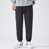 【加绒保暖】罗蒙秋冬款男士休闲裤束脚设计直筒显瘦腰部抽绳宽松百搭时尚长裤卫裤 商品缩略图3