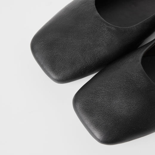 ROMI STUDIO“赤足羊皮”超软水染羊皮方头一脚蹬芭蕾舞鞋RWCLP33011 商品图2