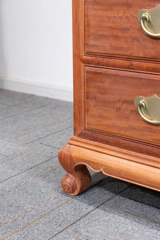 红桥红 | 家具严选  缅甸花梨（大果紫檀）【106 明式素面 五斗柜】 商品图3