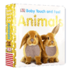 DK宝宝触摸书 动物 英文原版绘本 Baby Touch and Feel Animals 幼儿英语单词启蒙认知 早教益智 亲子互动图画书 英文版进口纸板书 商品缩略图1