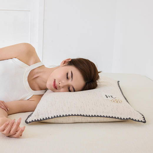 自然醒全棉星落棉花亲子枕儿童枕芯学生可拆洗花朵棉花枕XK 商品图4