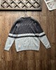 Hazzys哈吉斯秋季长袖圆领套头条纹撞色上衣保暖休闲通勤针织衫潮 商品缩略图4
