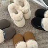 【暖冬鞋服丨亲子厚底毛绒棉拖鞋】内里毛量充足，细密保暖，橡塑大底踩感舒适有弹性，缓震减压防滑，成人儿童款都有，居家外穿都适合，一双轻松过冬 商品缩略图4