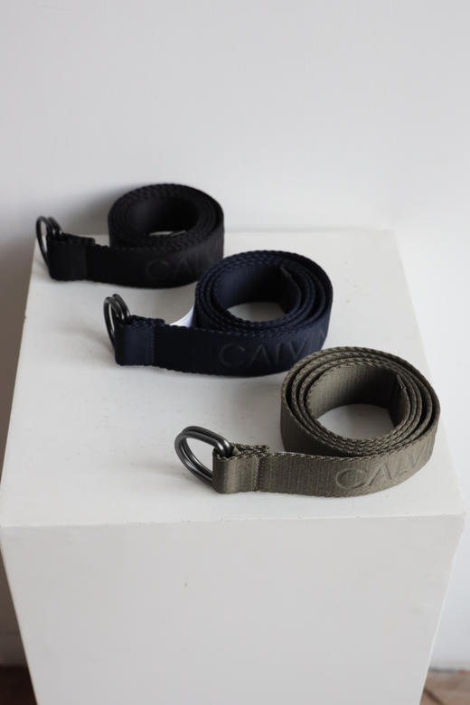 西K元单 提花字母帆布腰带 PJ038 商品图0