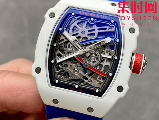 【贵重物品】只适合高端玩家 理查德米勒RM67-02 V3版 震撼登场！男士腕表 白法国配色 一体机 摆轮会动 商品图2