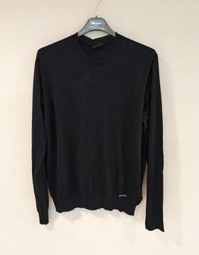 男款logo长袖针织衫he020