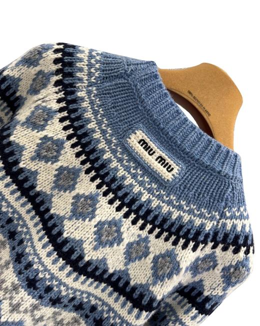 女款费尔岛羊毛针织毛衣la017 商品图2