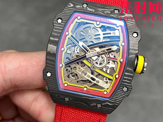 【贵重物品】只适合高端玩家 理查德米勒RM67-02 V3版 震撼登场！男士腕表 德国配色 一体机 摆轮会动 商品图3