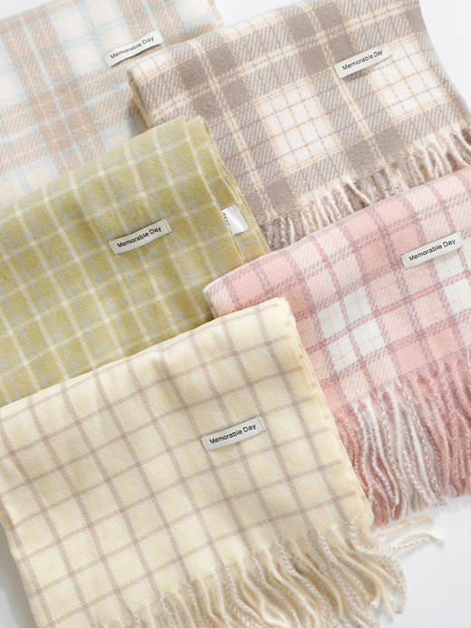 柔软亲肤保暖多色慵懒围巾-纪念日百货门店同款165199273 商品图0