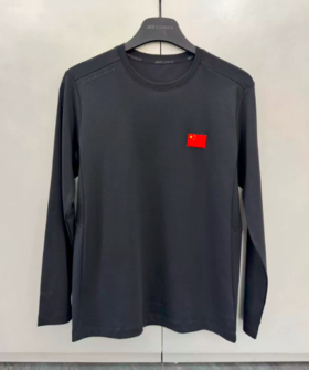 安踏冠军全天候系列秋季男款抗菌圆领长袖针织衫152540406