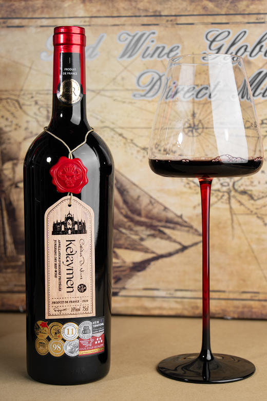 【超值6瓶装】法国克莱曼君尚干红葡萄酒750ml/瓶 商品图0