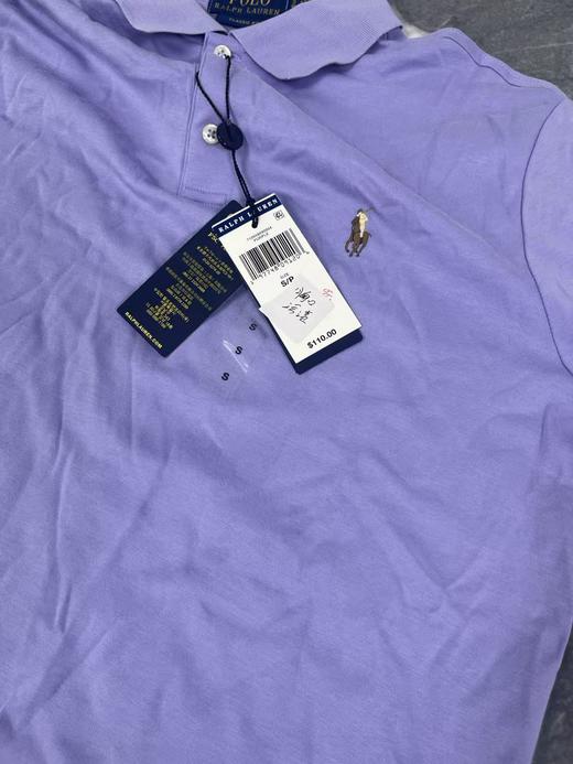 瑕疵Polo Ralph Lauren 男士春夏透气刺绣彩马标商务休闲短袖POLO衫 商品图2