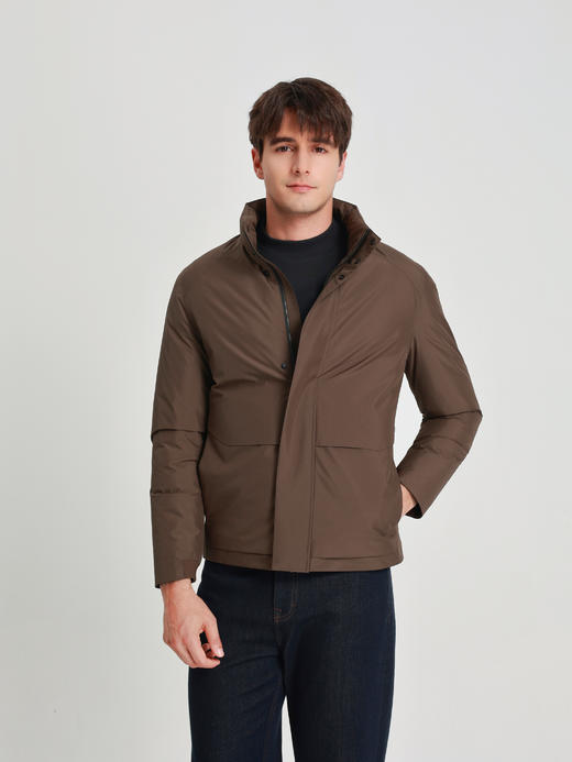 callisto雪茄棕白鹅绒羽绒服 商品图2