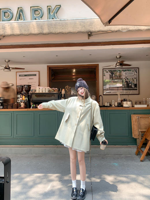 <曾小咸推荐>现货秒杀！微信超特价！休闲简约百搭风衣外套 日常279.99 立减110 秒杀169.99！ 商品图9