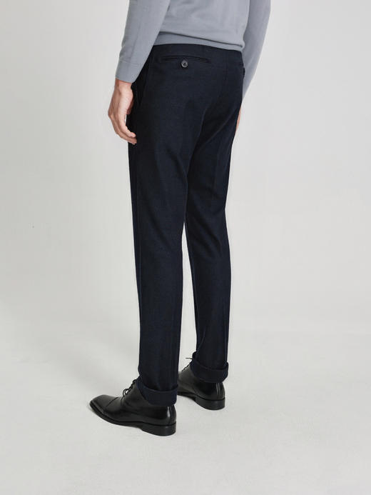 callisto藏青色绵羊毛西裤 商品图4