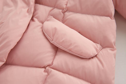 拉比i5童衣类-4自然鹅绒连帽中褛LYDC103104 商品图6