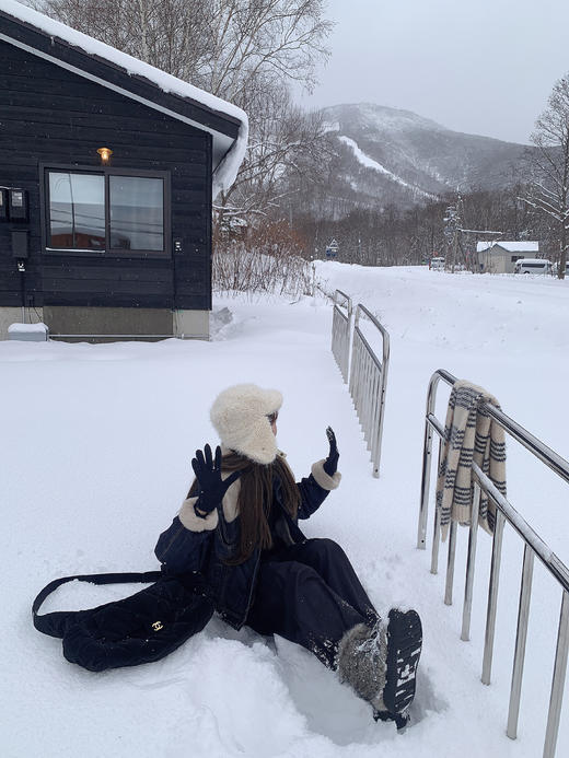 金蘑菇菇 雪裤系列•加绒工装裤 / 户外双层绒里也不会显胖 商品图0