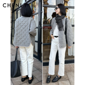 尘衣｜25F/W 羊毛呢华夫格廓形羽绒服