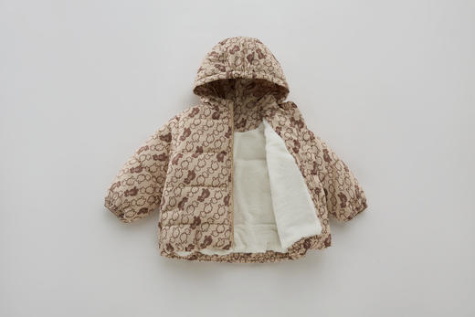 拉比i5童衣类-4拉比印花连帽外套LYDC102014 商品图4