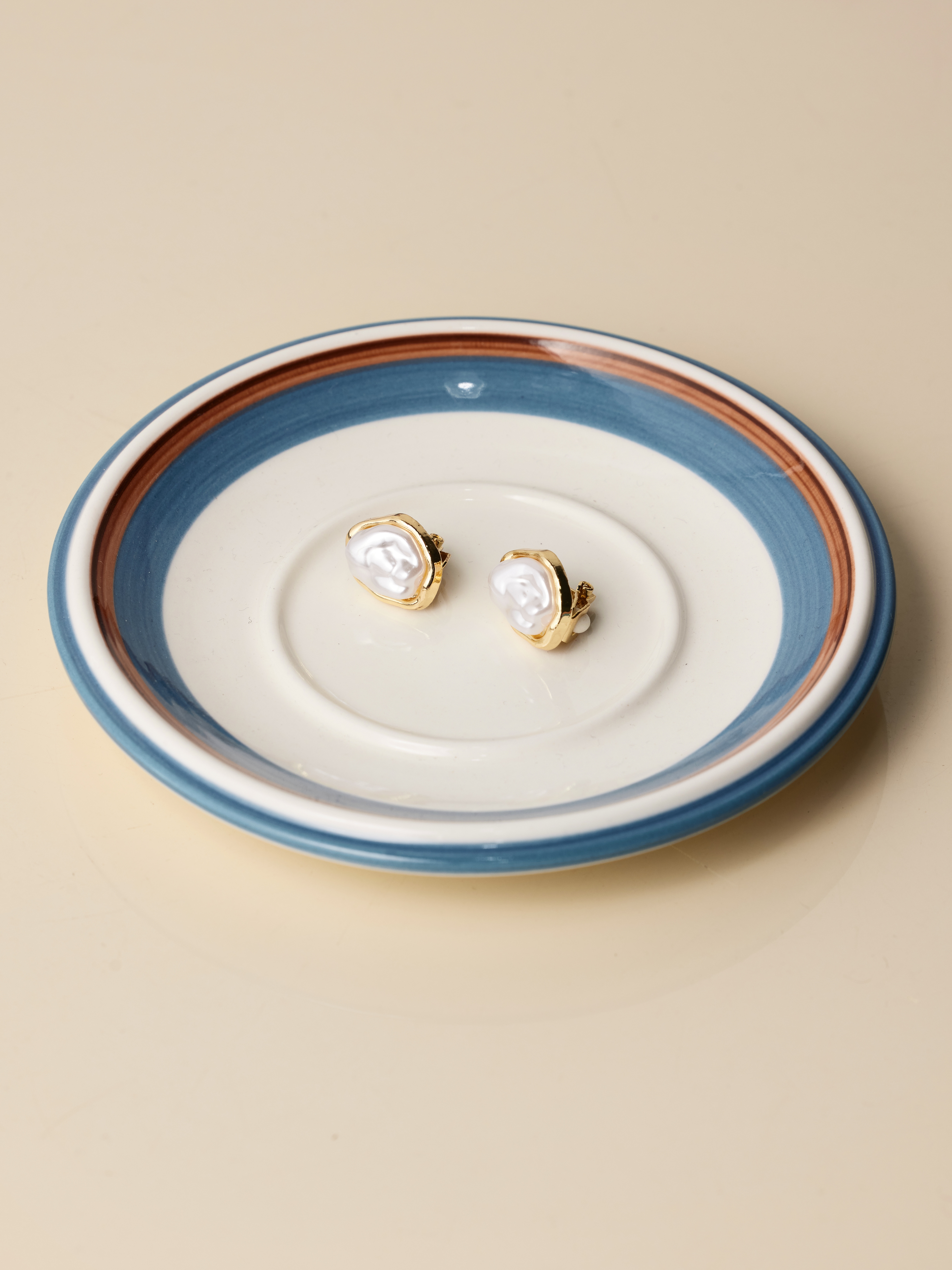 鹿鹿推荐·复古轻奢高级巴洛克矩形耳夹/耳钉