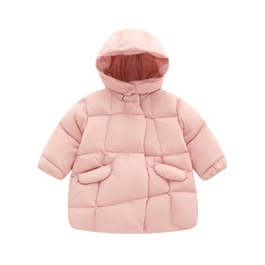 拉比i5童衣类-4自然鹅绒连帽中褛LYDC103104 商品图0