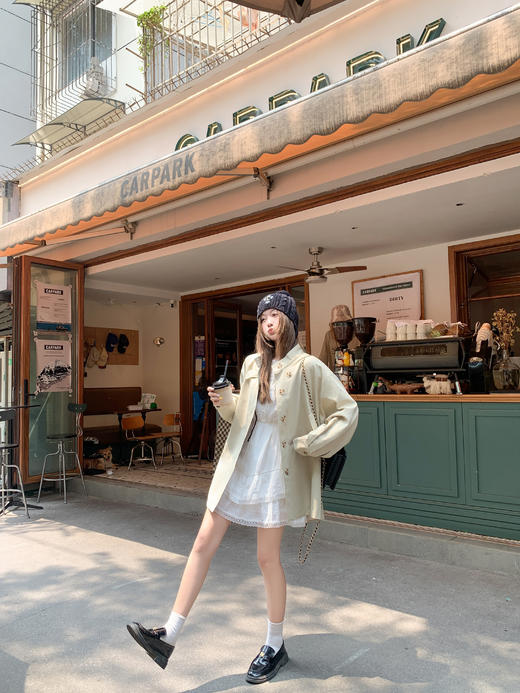 <曾小咸推荐>现货秒杀！微信超特价！休闲简约百搭风衣外套 日常279.99 立减110 秒杀169.99！ 商品图6