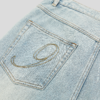 GOODBAI 916 logo洗色拼接微喇牛仔裤 商品缩略图4