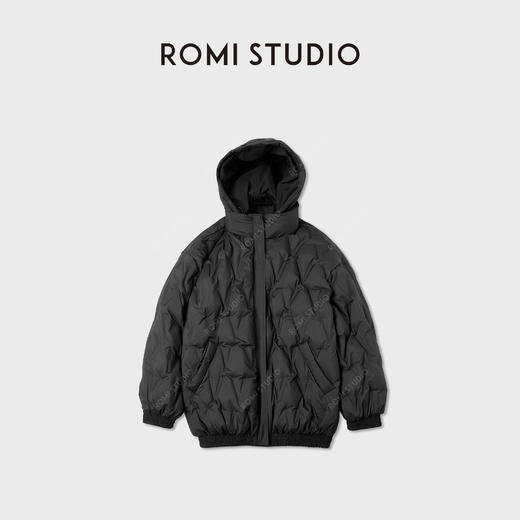 ROMI STUDIO“冬日轻盈”95白鹅绒宽松廓形三防羽绒外套RWCWWG6511 商品图3