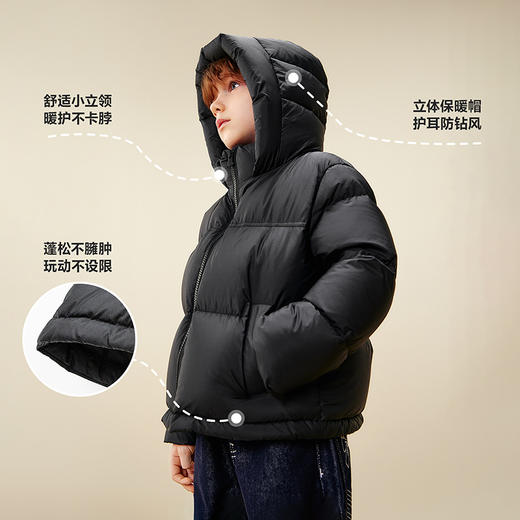 [三防]迷你巴拉女童儿童羽绒服保暖防风发热里布加厚25冬新款 商品图4