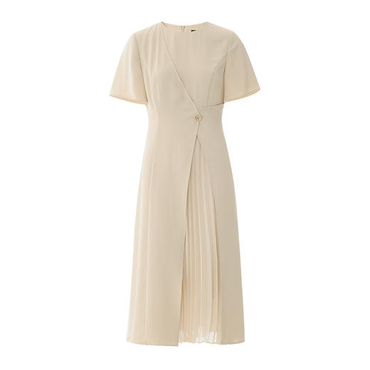 EITIE爱特爱夏季新品高腰修身优雅拼接连衣裙7807513 商品图5