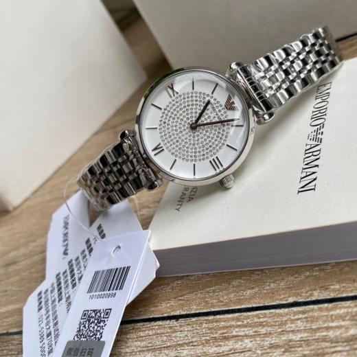 Armani阿玛尼满天星手表女士男士镶钻石英防水轻奢腕表 商品图3