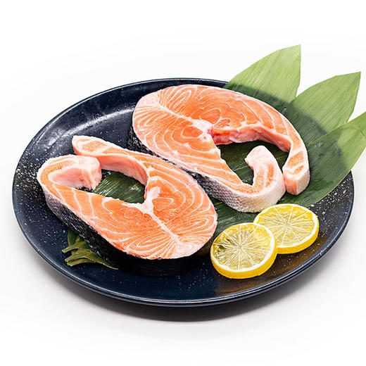 【润荇渔市200-100】 挪威进口三文鱼轮切鱼扒 冰鲜250g/速冻200g 低脂高蛋白可生食能量首选 商品图2