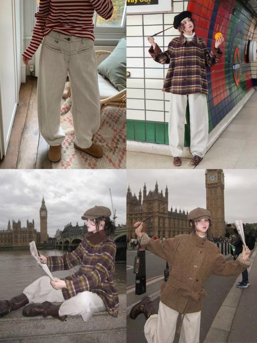 浮生八记/25C171/前育克设计原牛白牛弯刀中腰牛仔裤 商品图1