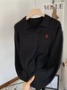 D110627精典老钱风复古Polo领针织衫毛衣女款 商品缩略图13