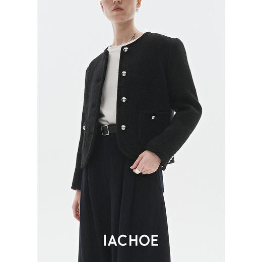 棉仓3571507001-小香风短款外套设计师款修身显瘦高级感 商品图0