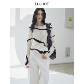 棉仓3621505019-斑马纹毛衣