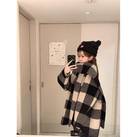 金蘑菇菇 围巾大衣 / 羊驼加厚版本 小个子本命