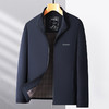 秋季新款中老年夹克男爸爸装外套男上衣立领中年商务夹克男    LJS-517 商品缩略图0
