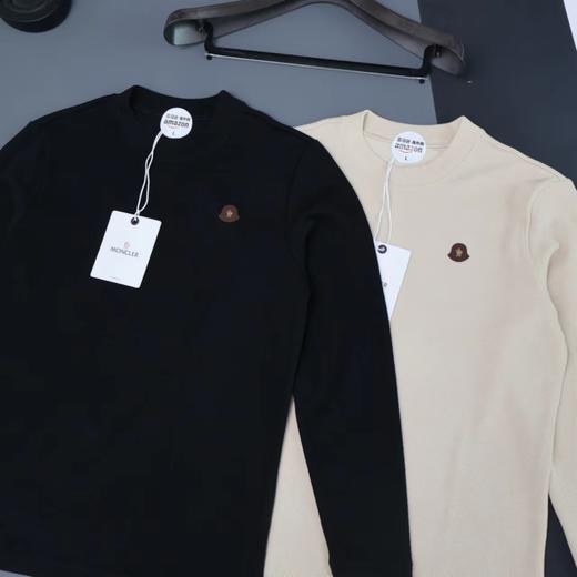 D110629秋冬款重磅来袭！胸前3D立体小标logo长袖打底休闲衫男款 商品图6