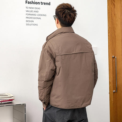 徐太浪【复古休闲 拼接口袋】云朵泡芙羽绒服男冬季保暖防寒外套 商品图2