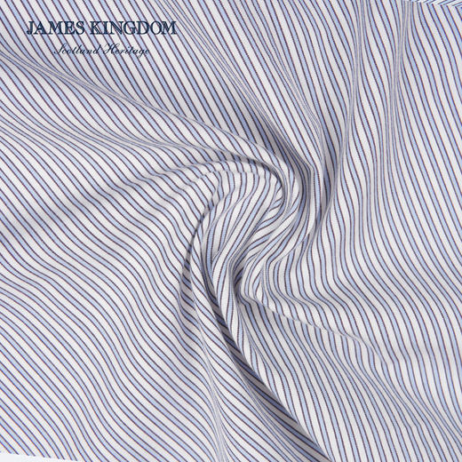 【碳素磨毛】春季新款保暖衬衫男士长袖高级碳素磨毛商务休闲条纹保暖衬衫 商品图5