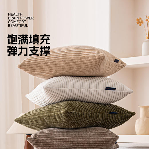 罗莱软装 条茸茸抱枕 30*50cm 商品图5