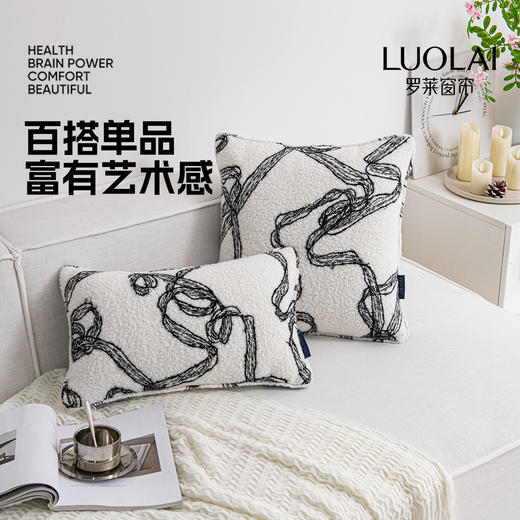 罗莱软装 画意流光抱枕 商品图6