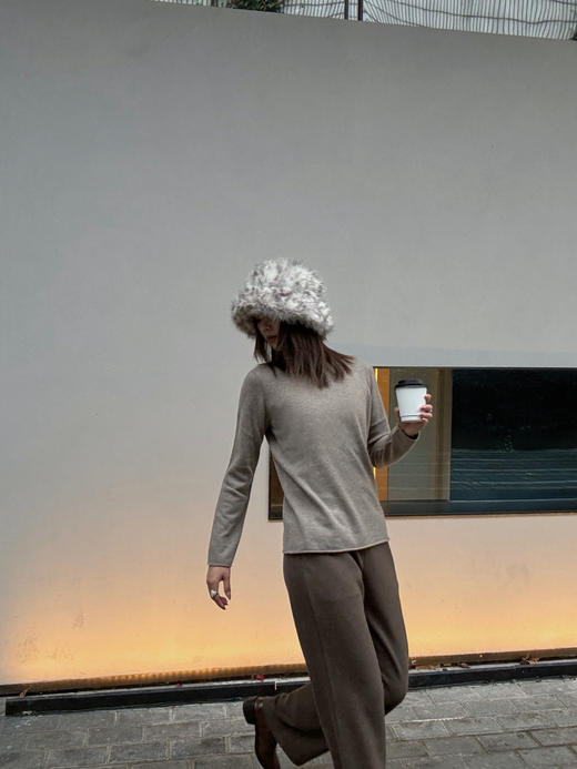 【体验款羊绒】噢蜜ooomeooo真基础的本命魔咒羊绒打底衫 商品图5