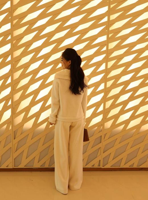 过冬懒人裤|通勤舒适醋酸羊毛裤 商品图4