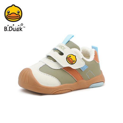 B.Duck小黄鸭童鞋冬季加绒保暖儿童运动鞋17-24码 B5586730 商品图10
