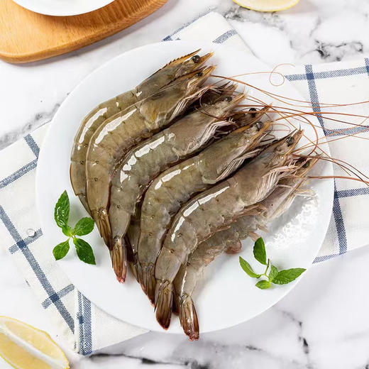 【润荇渔市200-100】进口沙特中东盐冻甜虾 550g/盒 壳薄肉嫩 营养丰富 商品图3