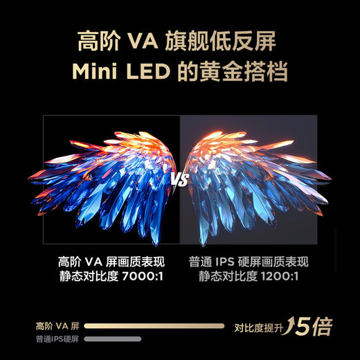 【FFALCON雷鸟】鹤6 Ultra 25款 75英寸 MiniLED 超高对比度 一级能效智能电视机 75英寸 无开机广告 75S595C Ultra 商品图3