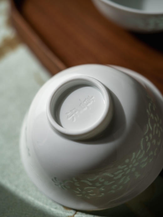 富玉 |  富玉陶瓷景德镇玲珑茶杯平安喜乐玲珑茶杯 商品图5