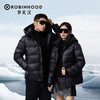 【高密抗风 大朵鹅绒 石墨烯内里】罗宾汉黑色金标男女短款鹅绒羽绒服（R038Y51023） 商品缩略图4